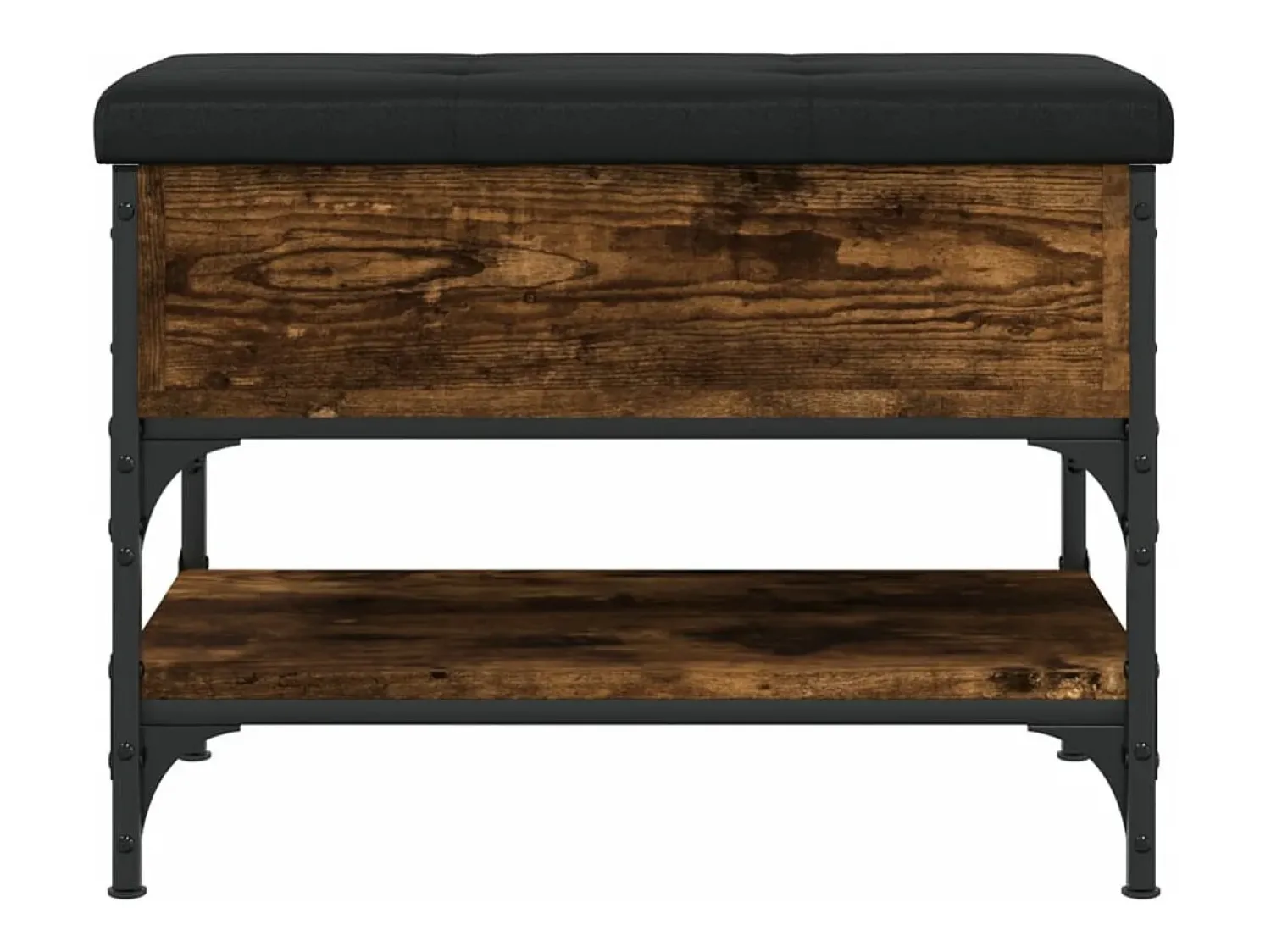 Móvel De Arrumação|Sapateira*vidaxl Banco sapateira 62x42x45cm derivados de madeira carvalho fumado Natural claro