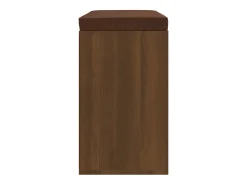 Móvel De Arrumação|Sapateira*vidaxl Banco sapateira 103x30x48cm derivados madeira carvalho castanho Natural claro