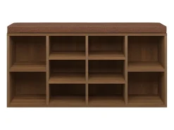 Móvel De Arrumação|Sapateira*vidaxl Banco sapateira 103x30x48cm derivados madeira carvalho castanho Natural claro