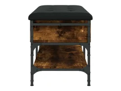 Móvel De Arrumação|Sapateira*vidaxl Banco sapateira 82x42x45cm derivados de madeira carvalho fumado Natural claro