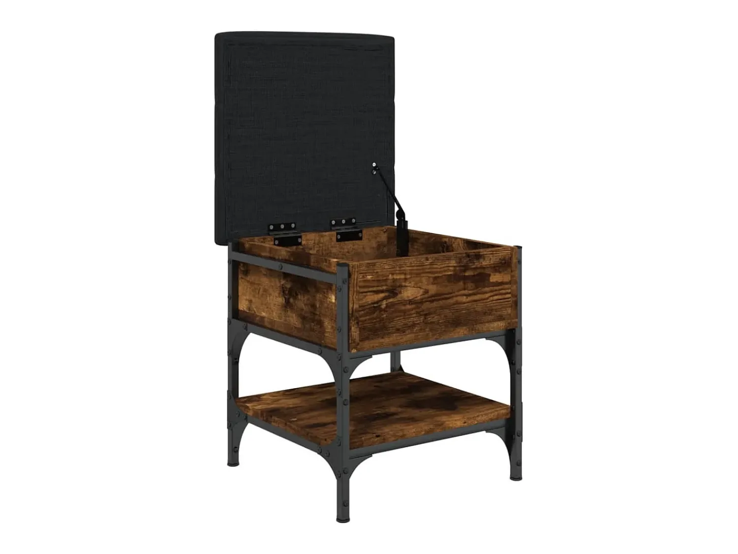 Móvel De Arrumação|Sapateira*vidaxl Banco sapateira 42x42x45cm derivados de madeira carvalho fumado Natural claro
