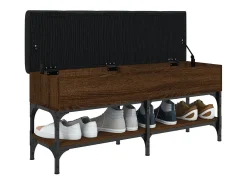 Sale vidaxl Banco sapateira 102x32x45cm derivados madeira carvalho castanho Natural claro