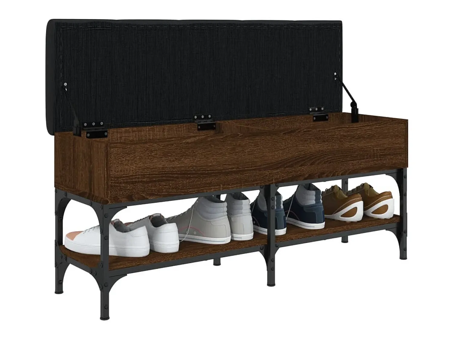 Sale vidaxl Banco sapateira 102x32x45cm derivados madeira carvalho castanho Natural claro