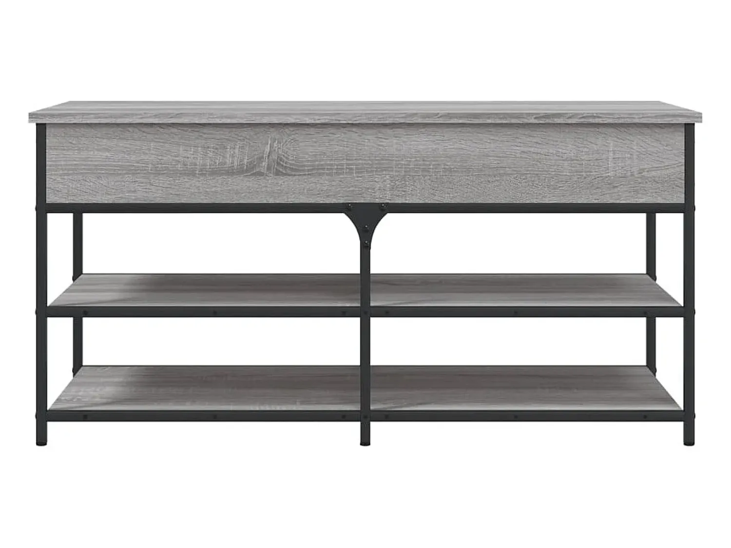 vidaxl Banco sapateira 100x42,5x50cm derivados madeira sonoma^ Móvel De Arrumação|Sapateira