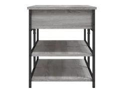 vidaxl Banco sapateira 100x42,5x50cm derivados madeira sonoma^ Móvel De Arrumação|Sapateira