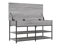 vidaxl Banco sapateira 100x42,5x50cm derivados madeira sonoma^ Móvel De Arrumação|Sapateira
