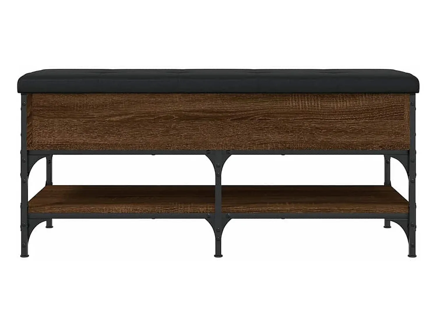 vidaxl Banco sapateira 102x42x45cm derivados madeira carvalho castanho^ Móvel De Arrumação|Sapateira