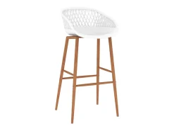 Discount Bancos de bar 4 pcs PT242867 Branco