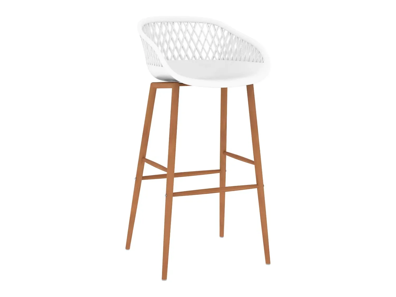 Discount Bancos de bar 4 pcs PT242867 Branco