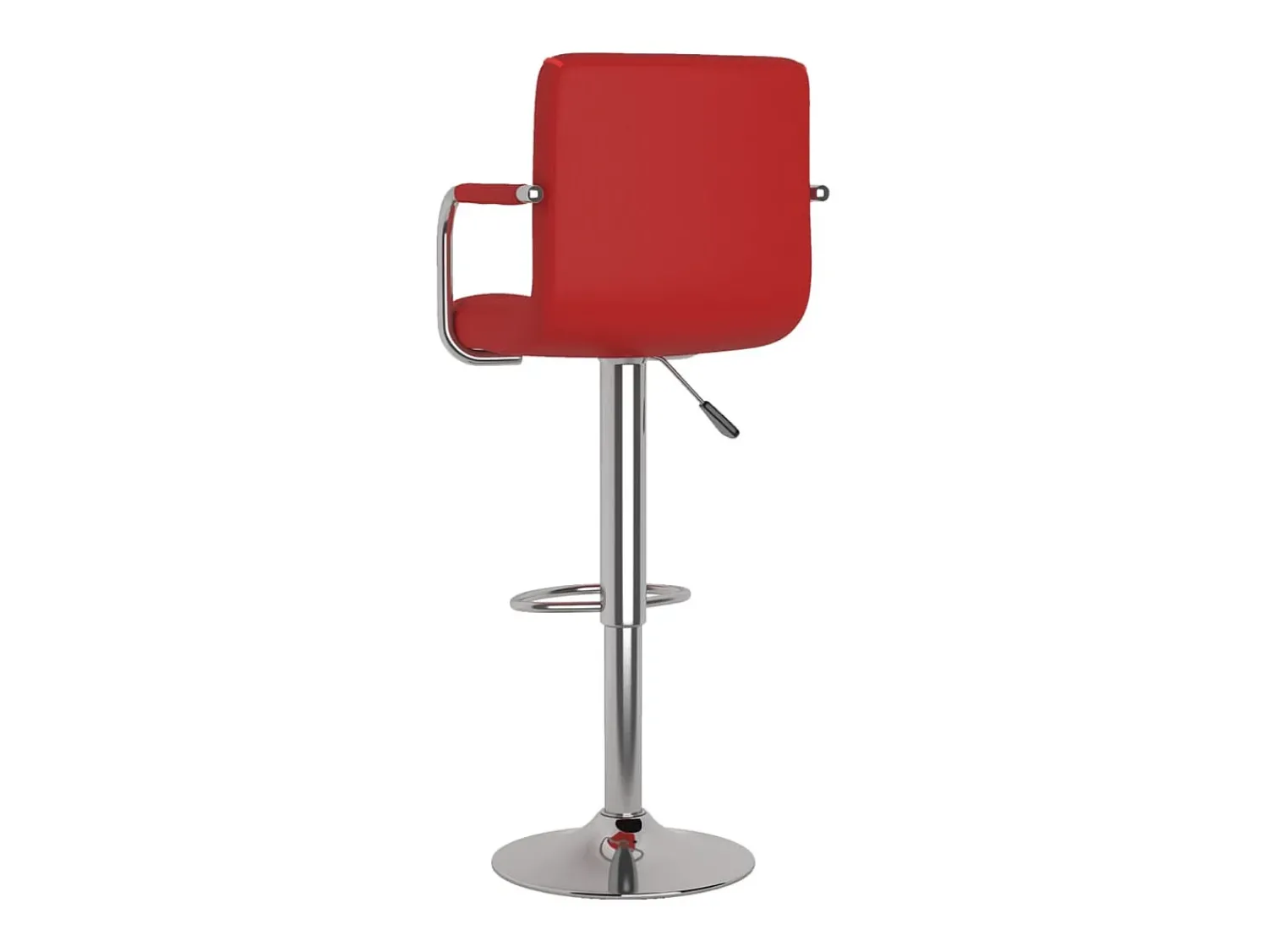 vidaxl Bancos de bar 2 pcs couro artificial tinto^ Banco