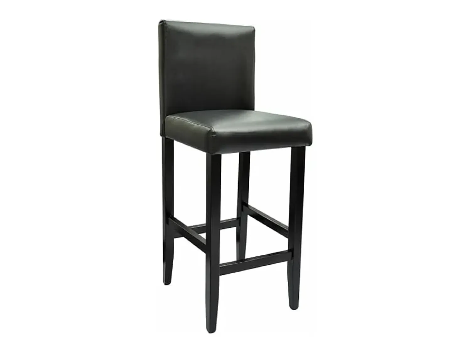 Hot vidaxl Bancos de bar 6 pcs couro artificial Preto