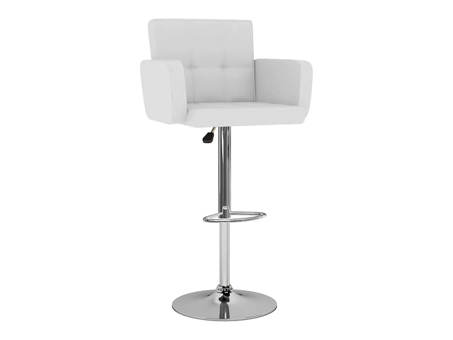 Online vidaxl Bancos de bar 2 pcs couro artificial Branco