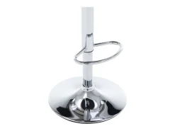Clearance vidaxl Bancos de bar 2 pcs couro artificial e madeira curvada Creme