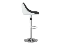 vidaxl Bancos de bar 2 pcs couro artificial e branco^ Banco