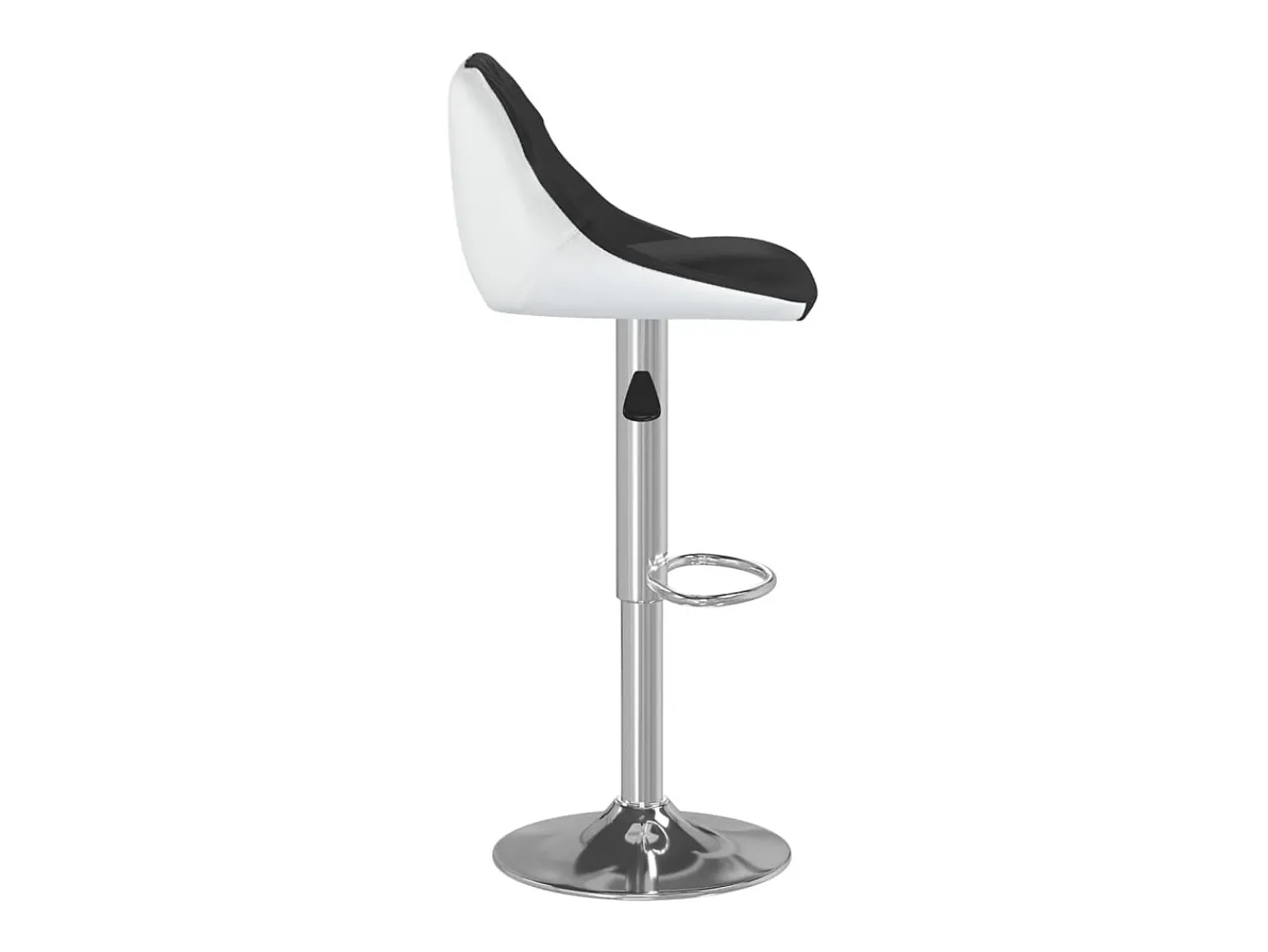 vidaxl Bancos de bar 2 pcs couro artificial e branco^ Banco