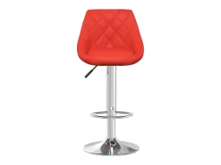 Banco|vidaxl Bancos de bar 2 pcs couro artificial Vermelho