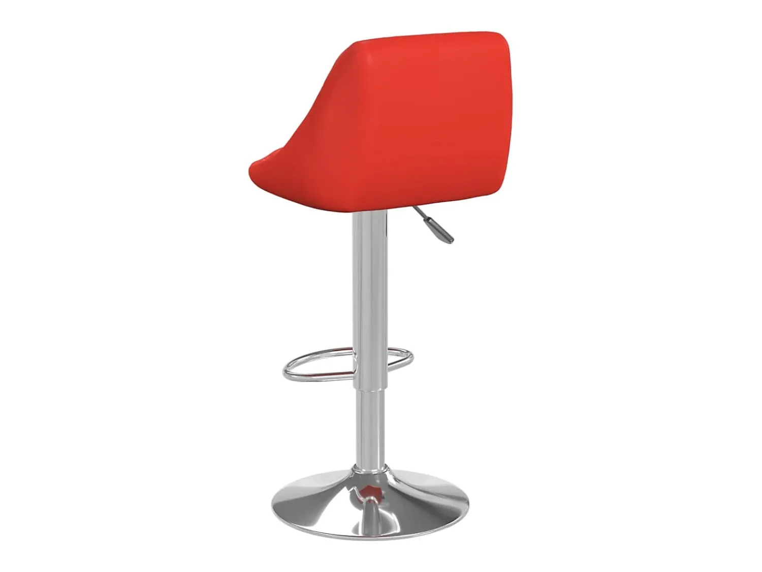 Banco|vidaxl Bancos de bar 2 pcs couro artificial Vermelho