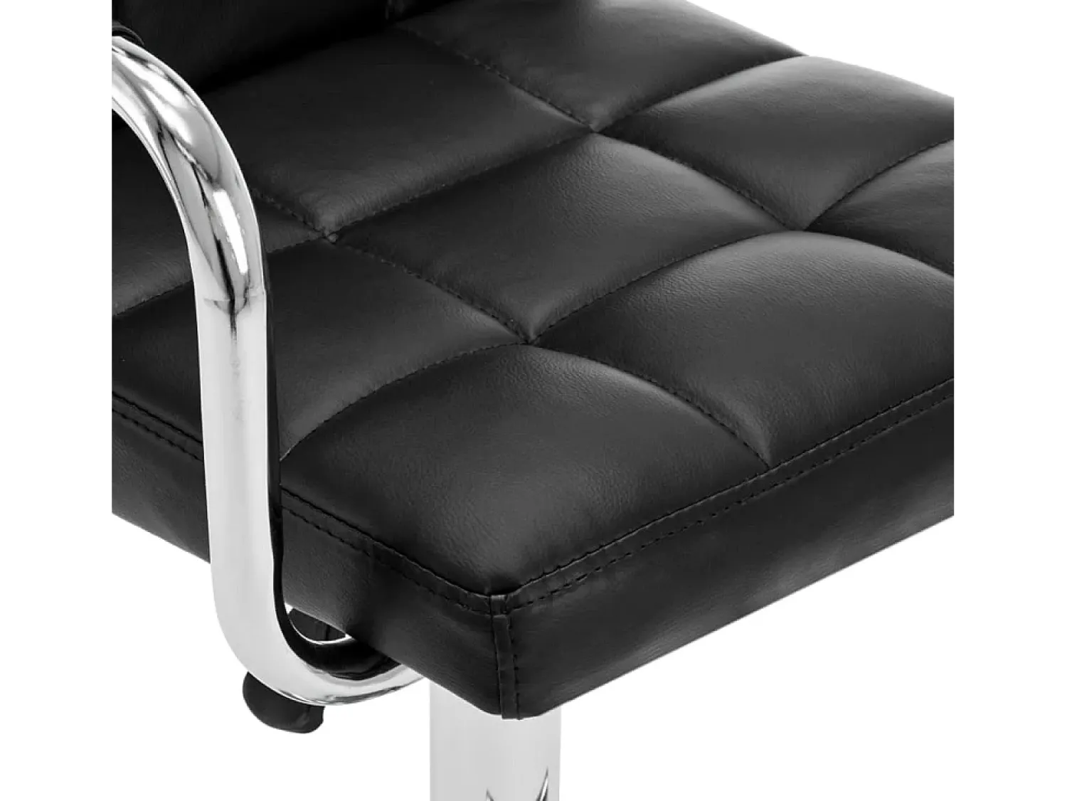 Banco|vidaxl Bancos de bar 2 pcs couro artificial Preto