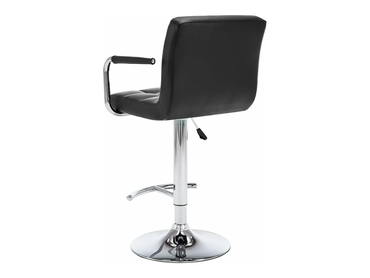 Banco|vidaxl Bancos de bar 2 pcs couro artificial Preto