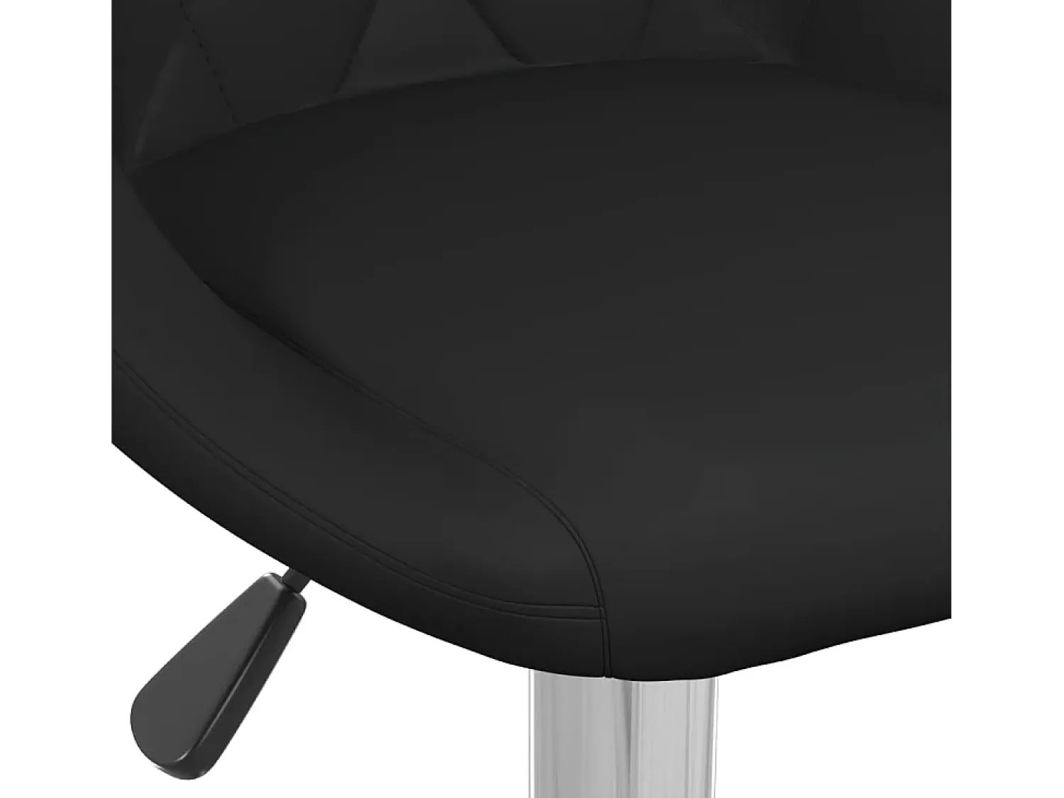 Banco|vidaxl Bancos de bar 2 pcs couro artificial Preto