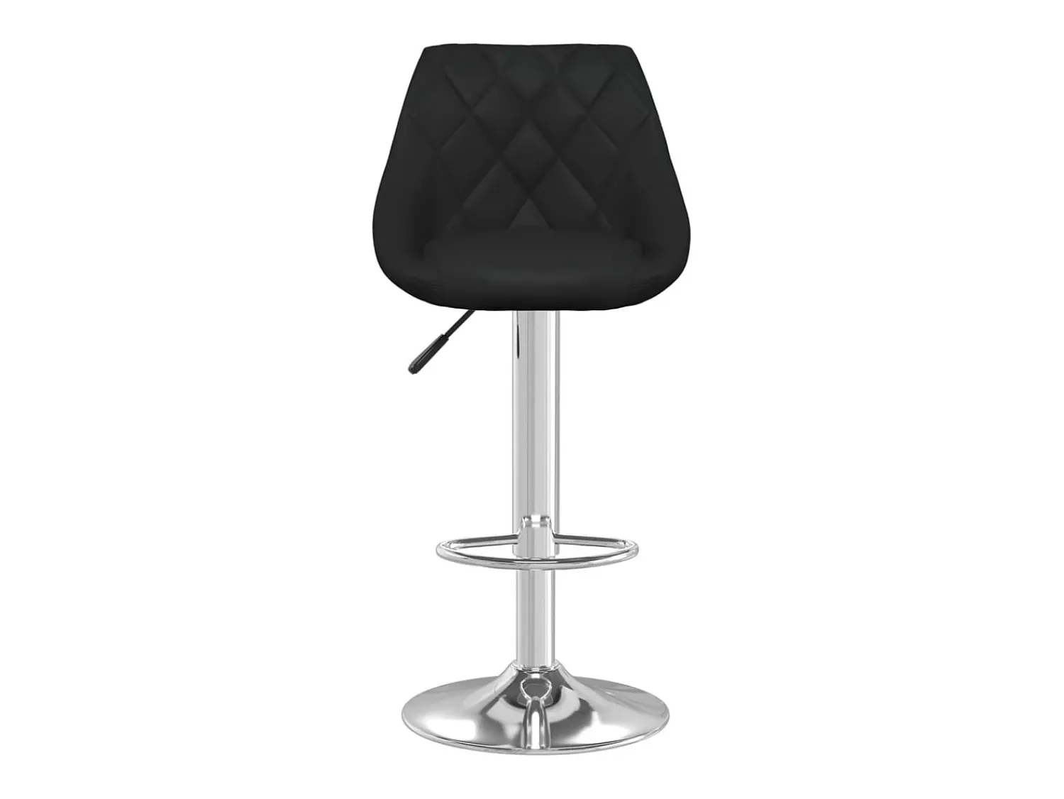 Banco|vidaxl Bancos de bar 2 pcs couro artificial Preto
