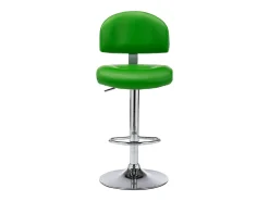 Banco|vidaxl Bancos de bar 2 pcs couro artificial Verde