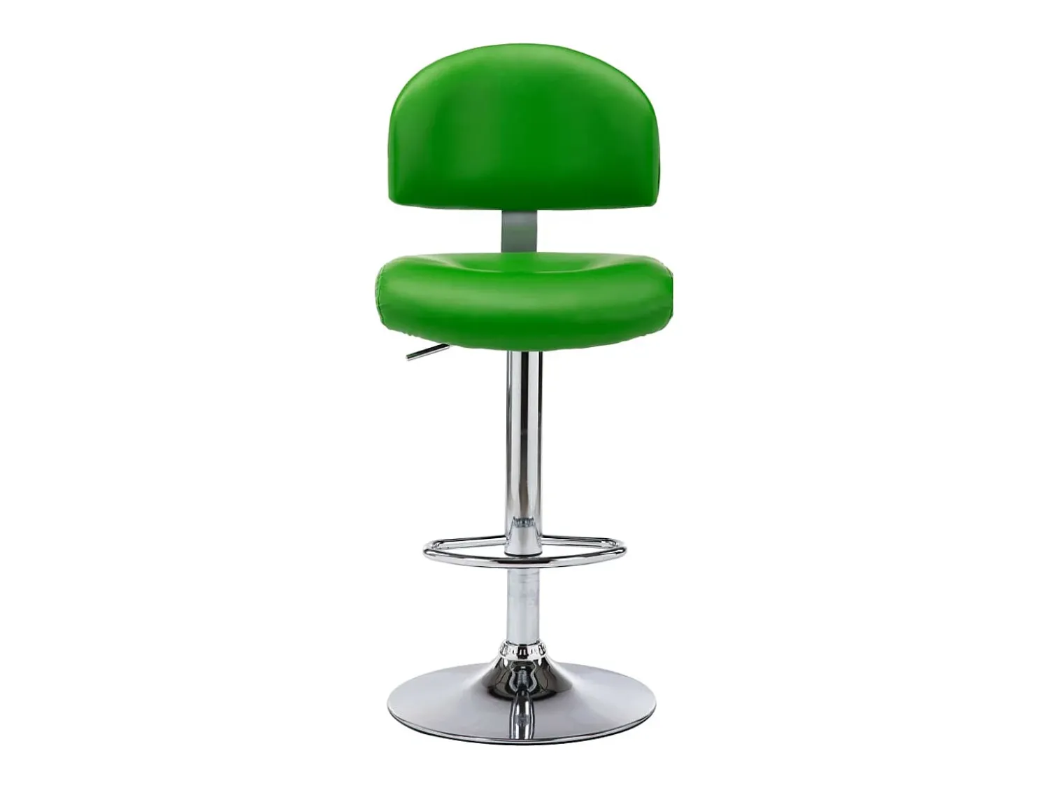 Banco|vidaxl Bancos de bar 2 pcs couro artificial Verde