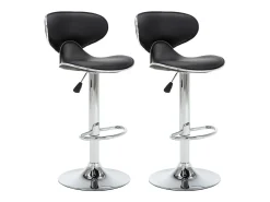 vidaxl Bancos de bar 2 pcs couro artificial^ Banco