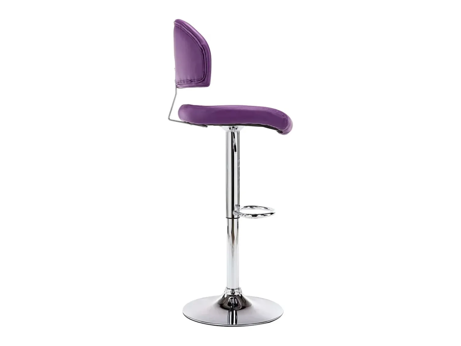 Sale vidaxl Bancos de bar 2 pcs couro artificial roxo Violeta