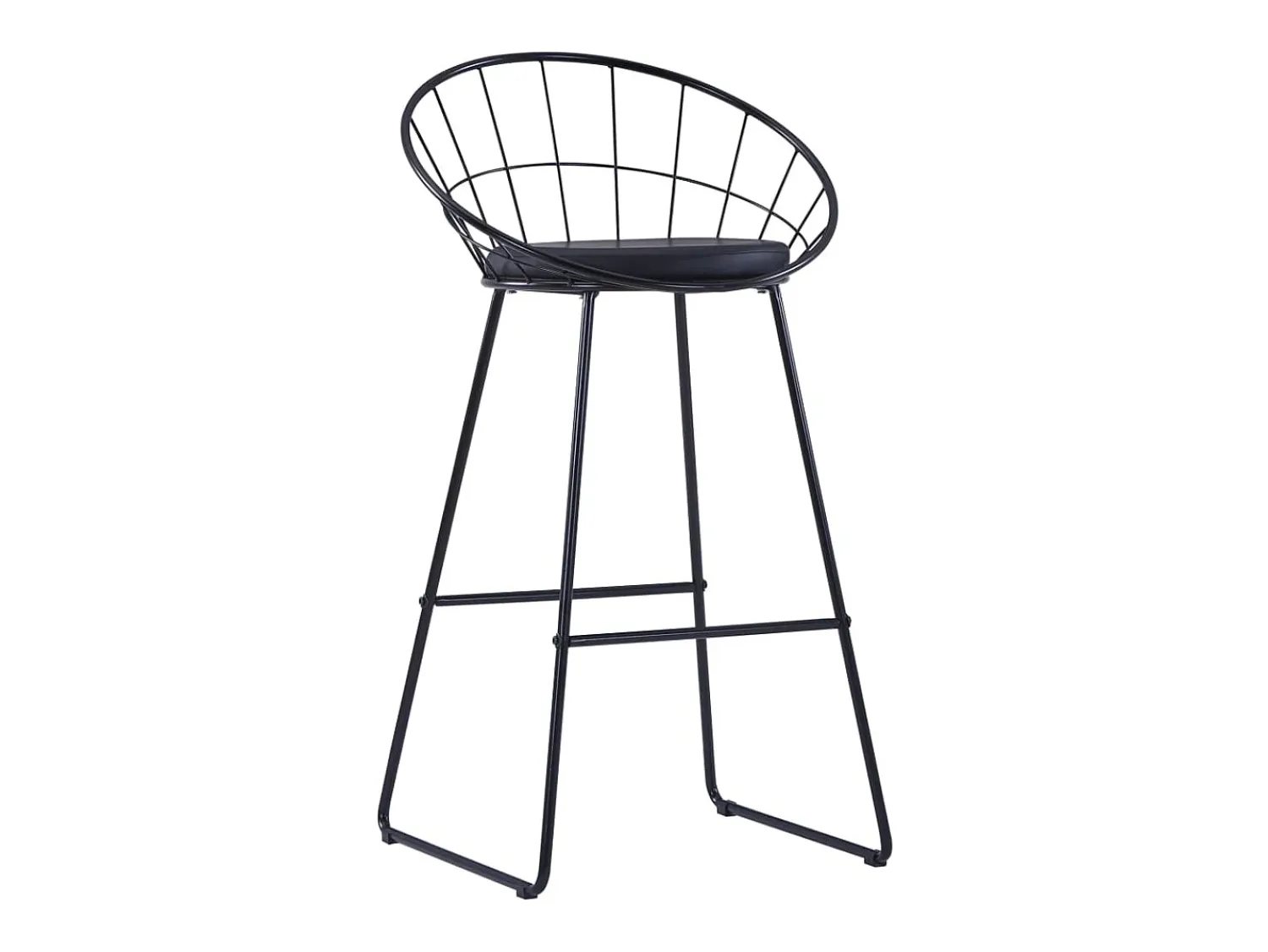 Bancos de bar 2 pcs couro artificial PT847947^ Banco