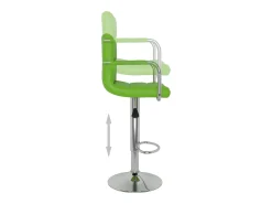 vidaxl Bancos de bar 2 pcs couro artificial^ Banco