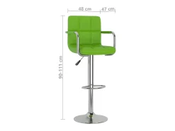vidaxl Bancos de bar 2 pcs couro artificial^ Banco