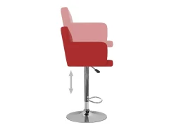 vidaxl Bancos de bar 2 pcs couro artificial^ Banco