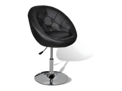Banco* Bancos de bar 2 pcs couro artificial PT937663 Preto