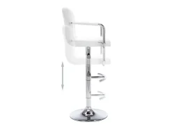 vidaxl Bancos de bar 2 pcs couro artificial^ Banco