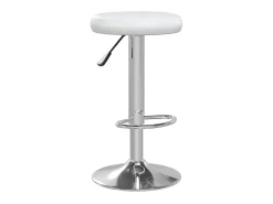 Banco* Bancos de bar 2 pcs couro artificial PT293424 Branco
