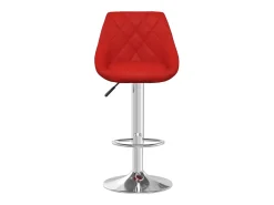 Banco|vidaxl Bancos de bar 2 pcs couro artificial tinto Vermelho
