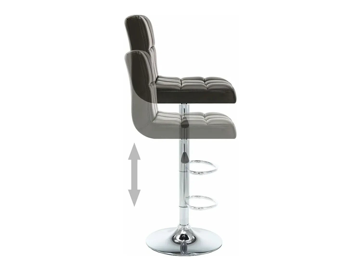 Sale Bancos de bar 2 pcs couro artificial PT732341 Castanho