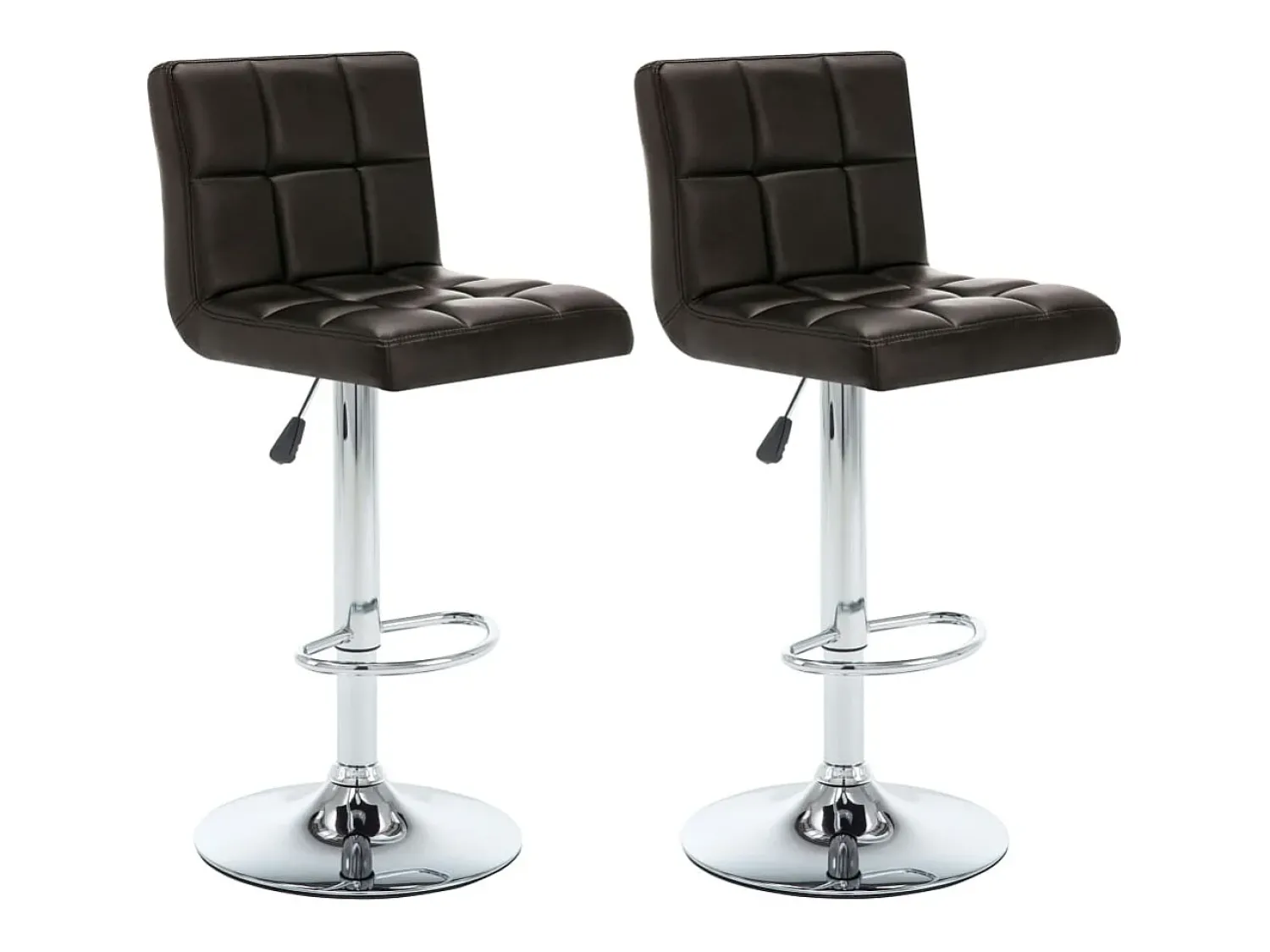 Sale Bancos de bar 2 pcs couro artificial PT732341 Castanho