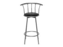 Banco* Bancos de bar 2 pcs couro artificial PT699422 Preto