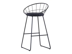 Banco|vidaxl Bancos de bar 2 pcs couro artificial Preto