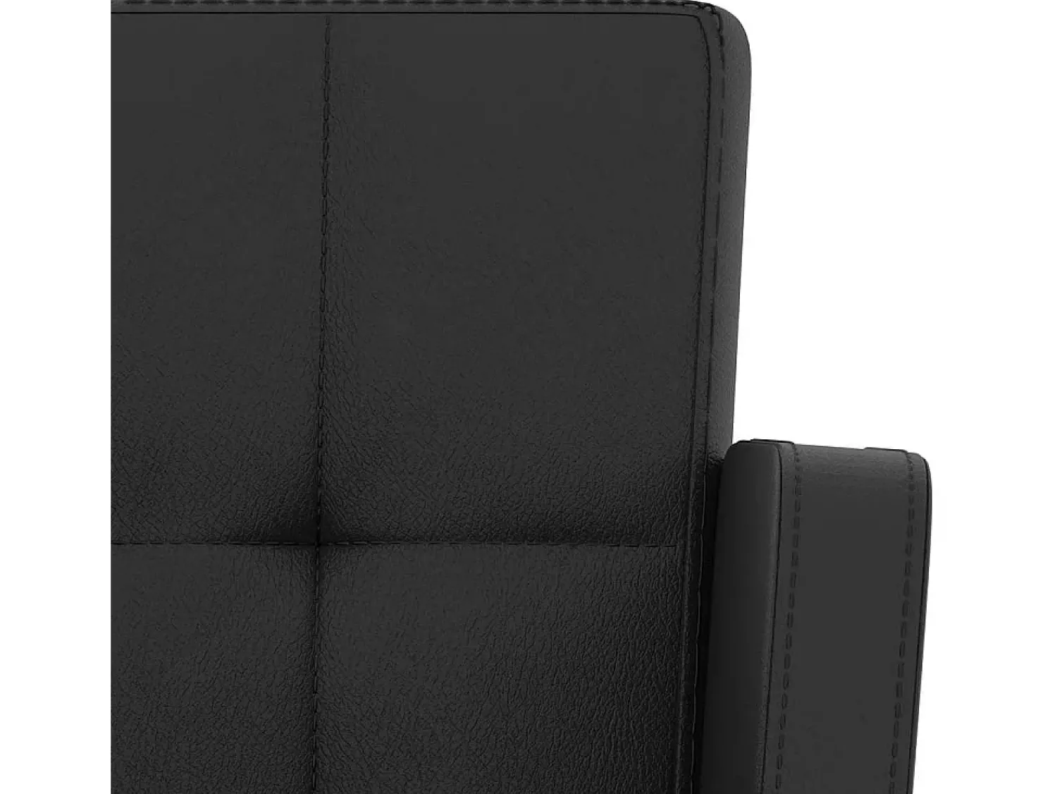 Hot vidaxl Bancos de bar 2 pcs couro artificial Preto