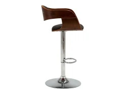 Banco* Bancos de bar 2 pcs madeira curvada e tecido PT640708 Cinzento