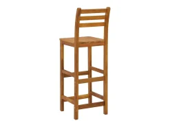Bancos de bar 4 pcs madeira de acácia maciça PT927591^ Banco