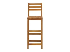 Bancos de bar 4 pcs madeira de acácia maciça PT927591^ Banco