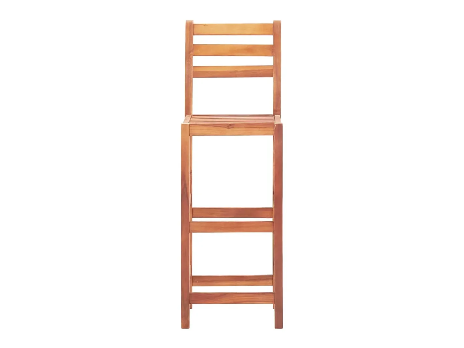 Clearance Bancos de bar 2 pcs madeira de acácia maciça PT861041 Castanho