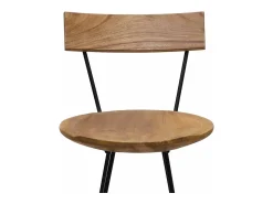 Banco|vidaxl Bancos de bar 2 pcs madeira de teca maciça Natural claro