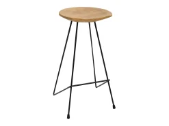 Hot vidaxl Bancos de bar 2 pcs madeira de teca maciça Natural claro