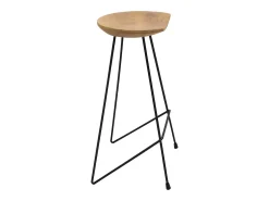 Hot vidaxl Bancos de bar 2 pcs madeira de teca maciça Natural claro