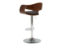 vidaxl Bancos de bar 2 pcs madeira curvada e tecido^ Banco